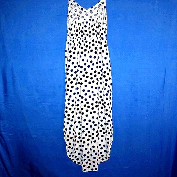 Old Navy Navy Polka Dot Hi-Low Cami Dress XS - Picture 5 of 5